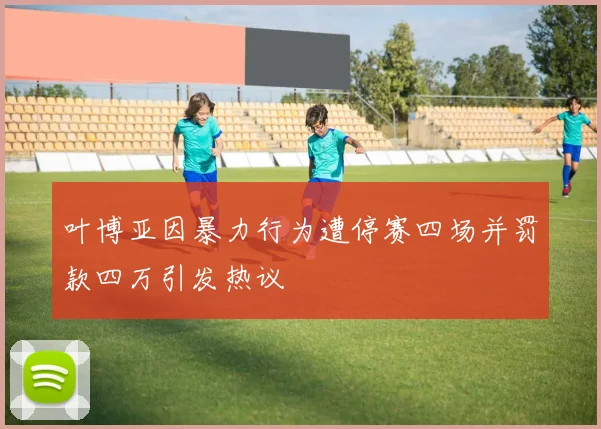 叶博亚因暴力行为遭停赛四场并罚款四万引发热议